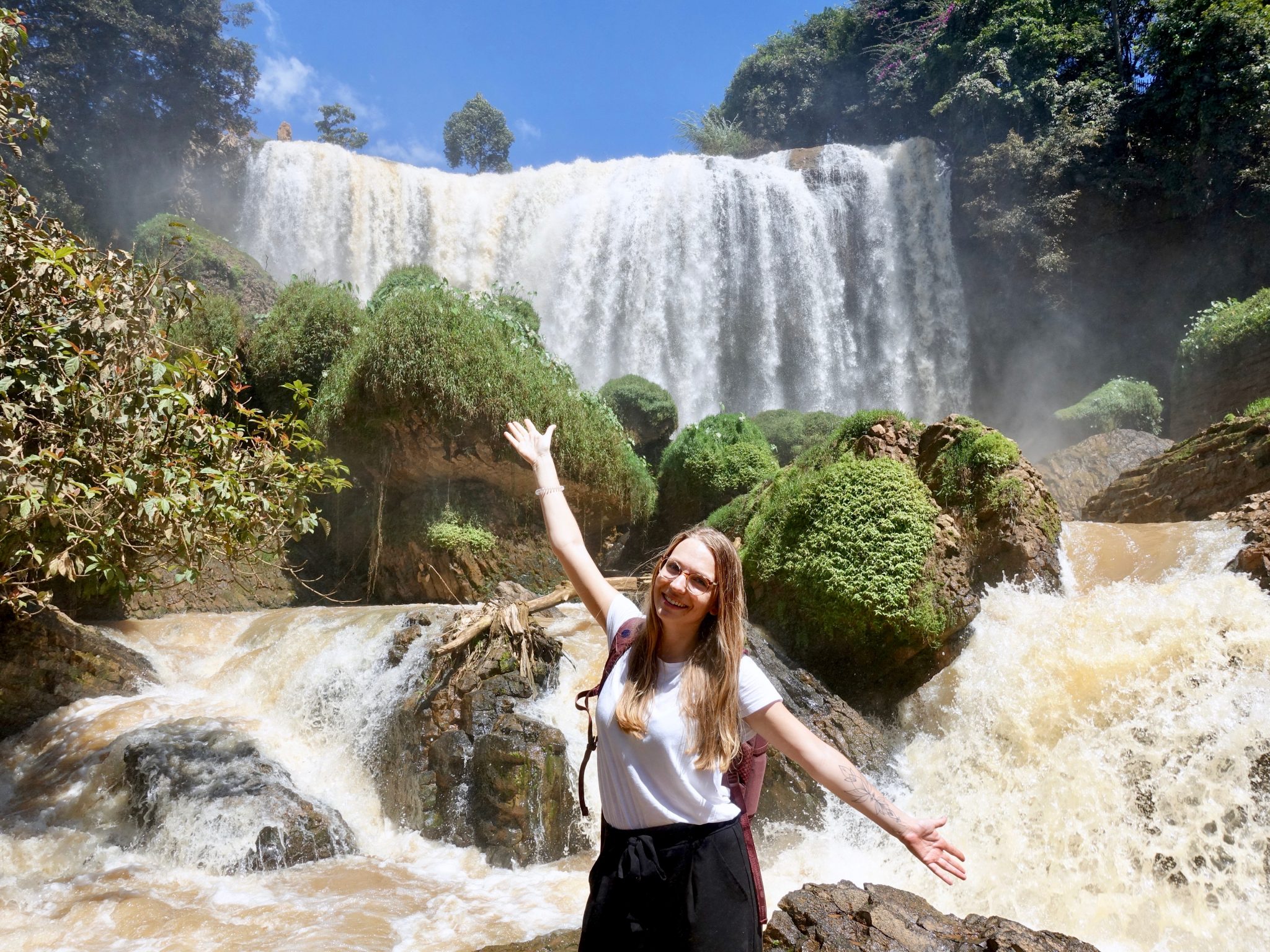 Weltreise Wasserfall Da Lat