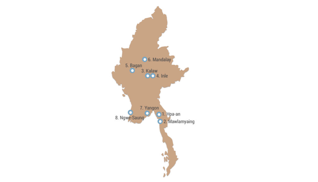 Myanmar Route